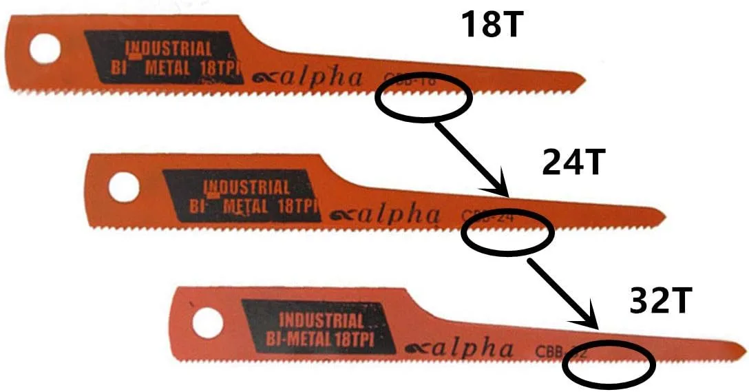 24T Reciprocating Saw Blade Set